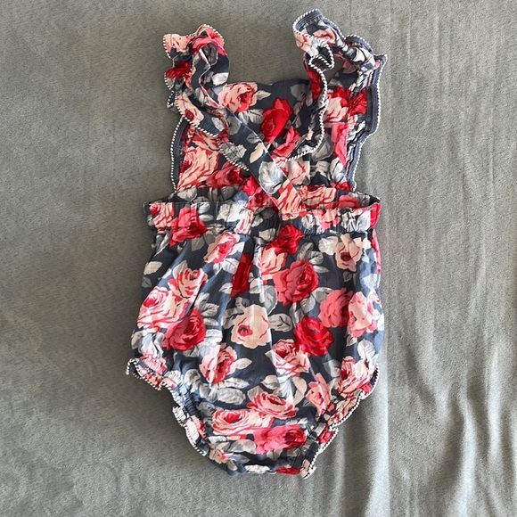 Gap baby floral onesie tank 18-24 - Picture 2 of 6